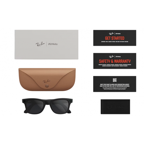 Умные очки Ray-Ban Meta* Wayfarer Gen 2 Shiny Cosmic Blue, Фотохромные линзы Clear to Sapphire Transitions (RW4012), размер M
